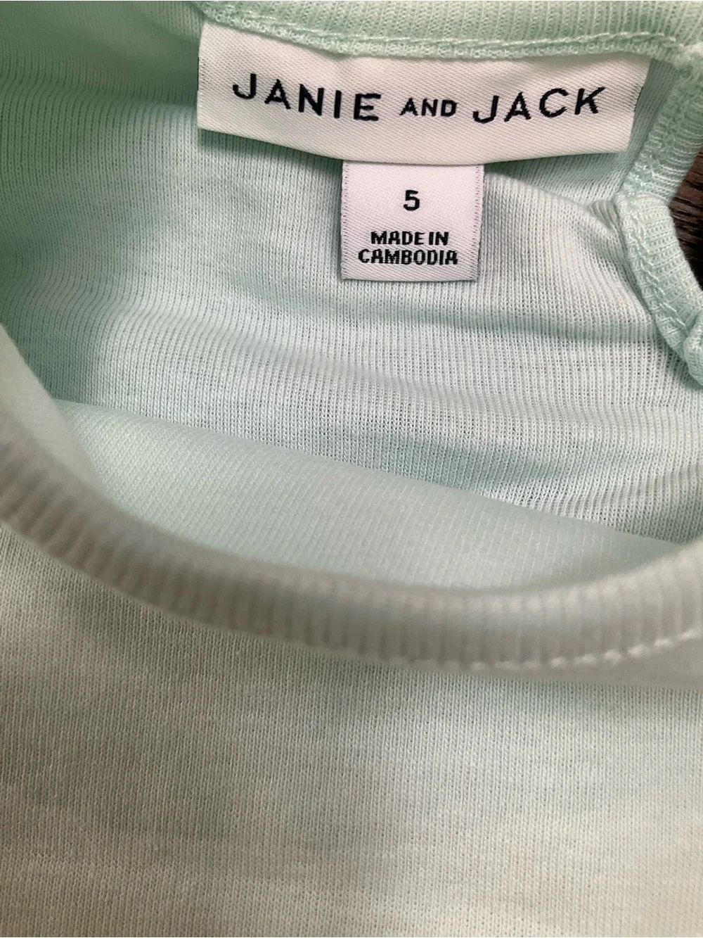 Janie & Jack Kids' 3-Piece Pastel Stripe Outfit Size 4T & 5 NWT